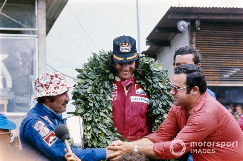 Emerson Fittipaldi, McLaren, Clay Regazzoni, Ferrari, Jacky Ickx, Lotus