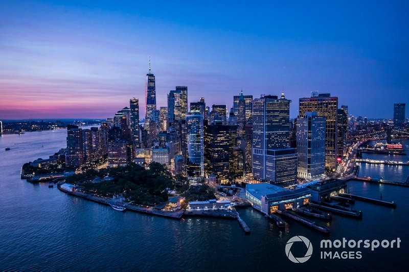 Vista aérea de la ciudad de Nueva York