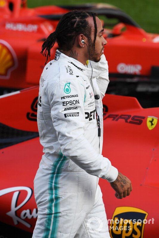 Lewis Hamilton, Mercedes AMG F1, after Qualifying