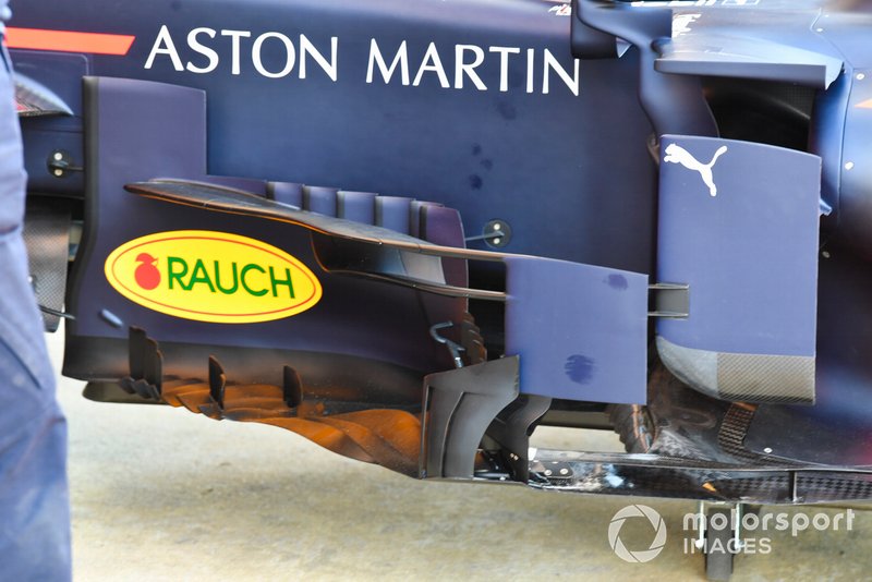 Technical detail of a Red Bull Racing RB15