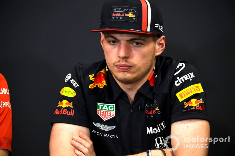 Max Verstappen, Red Bull Racing alla conferenza stampa