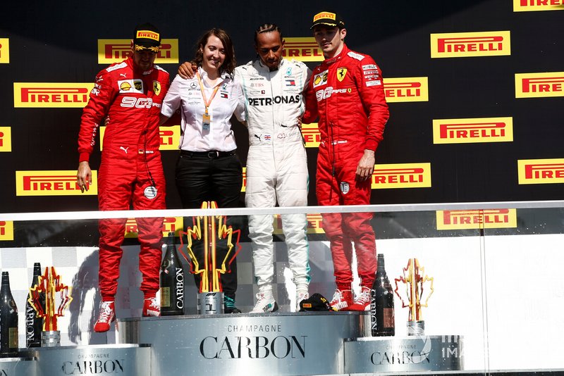 Sebastian Vettel, Ferrari, Lewis Hamilton, Mercedes AMG F1, Charles Leclerc, Ferrari