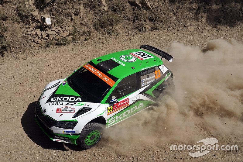 Kalle Rovanperä, Jonne Halttunen, koda Motorsport koda Fabia R5