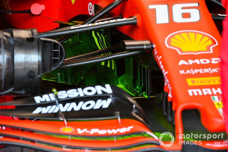 Vernice Flow viz sulla monoposto di Charles Leclerc, Ferrari SF90