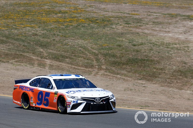 Matt DiBenedetto, Leavine Family Racing, Toyota Camry Procore Thanks DW Throwback