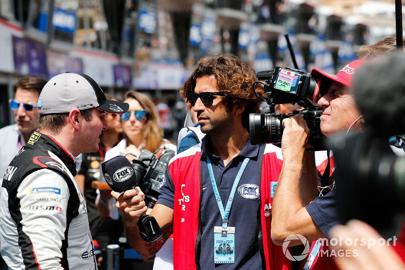 Oliver Rowland, Nissan e.Dams being interviewed