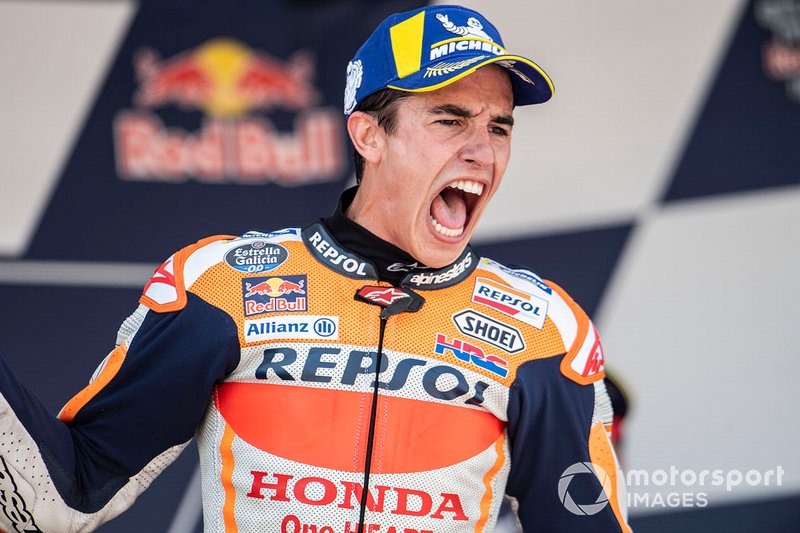 Podio: ganador, Marc Marquez, Repsol Honda Team