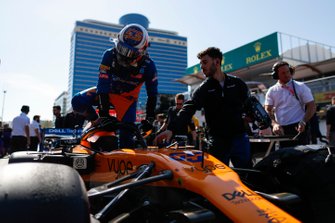 Carlos Sainz Jr., McLaren, op de grid