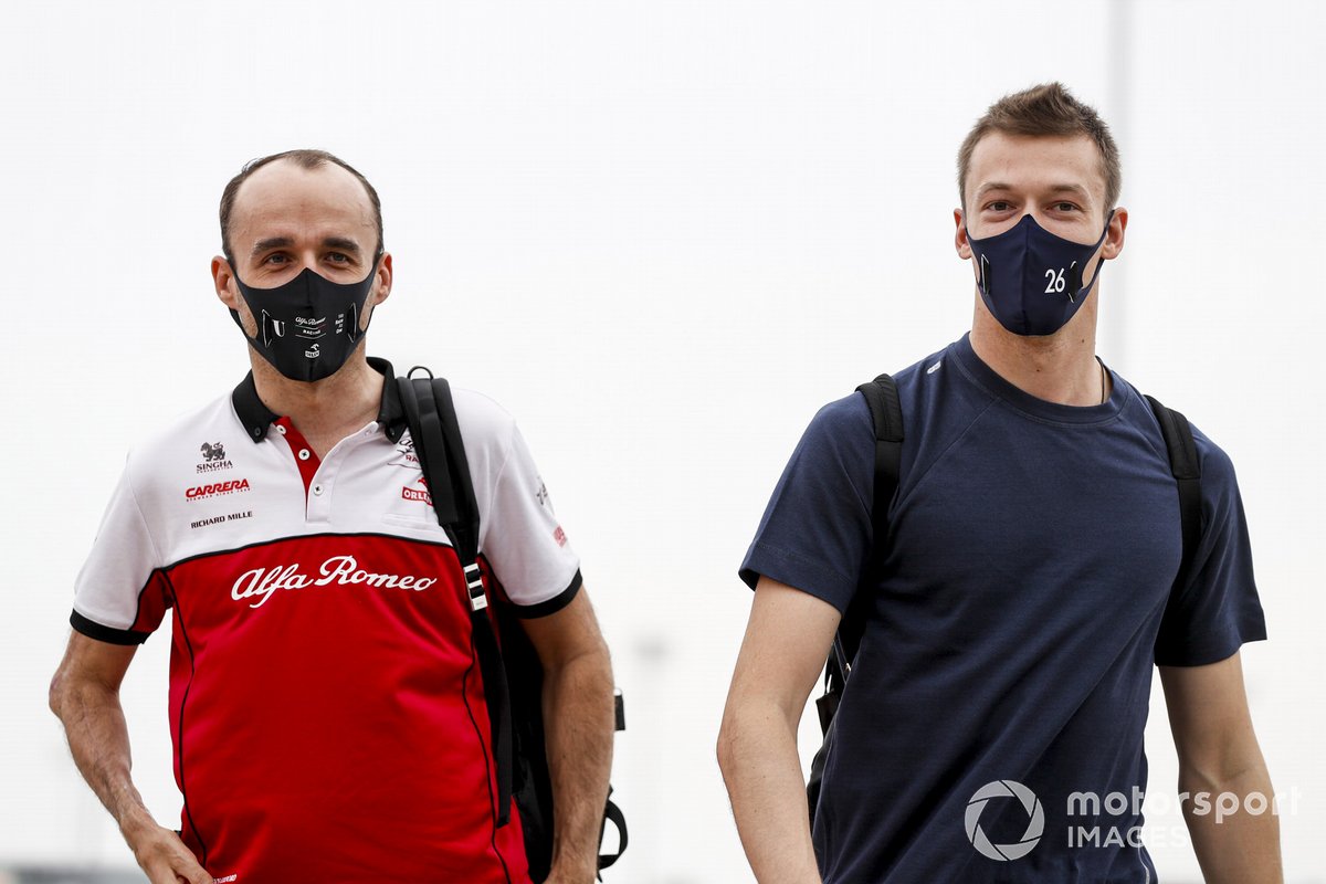 Robert Kubica, Alfa Romeo y Daniil Kvyat, AlphaTauri