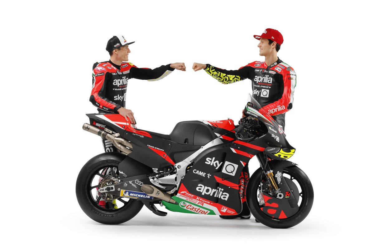 Aleix Espargaro en Lorenzo Savadori, Aprilia Racing Team Gresini