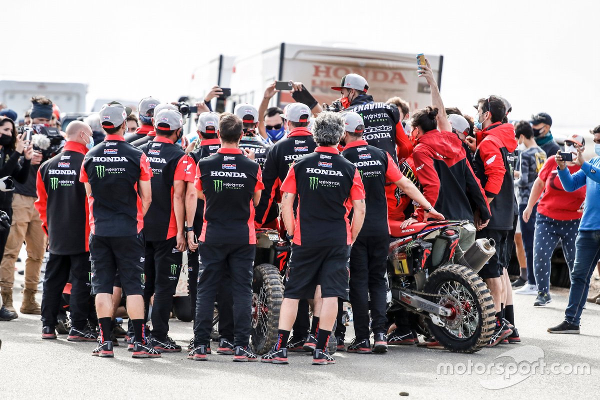 I festeggiamenti del Monster Energy Honda