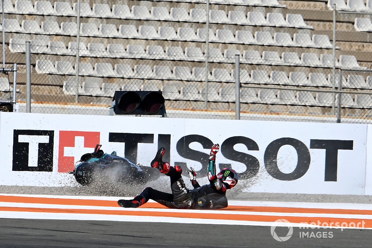 Caída de Fabio Quartararo, Petronas Yamaha SRT