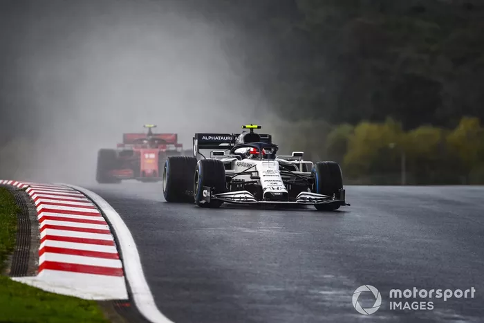 Pierre Gasly, AlphaTauri AT01, Charles Leclerc, Ferrari SF1000