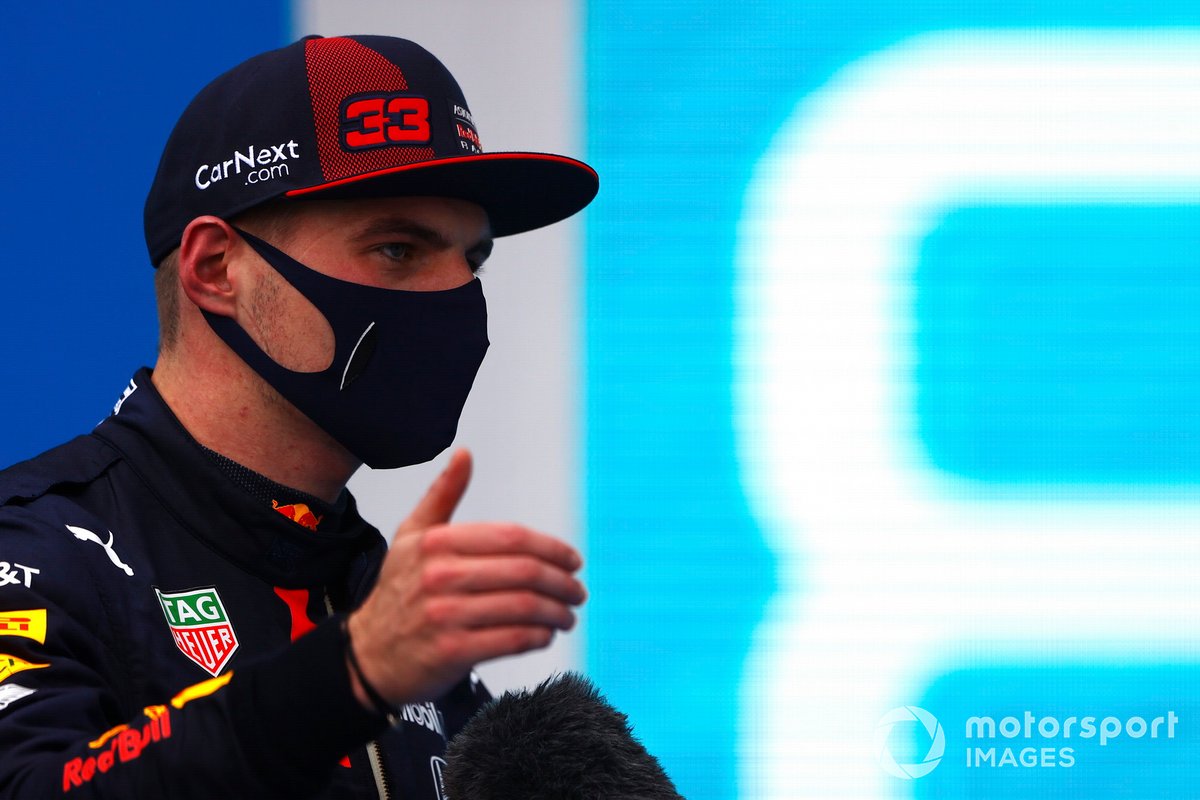 Max Verstappen, Red Bull Racing, al Parc Ferme