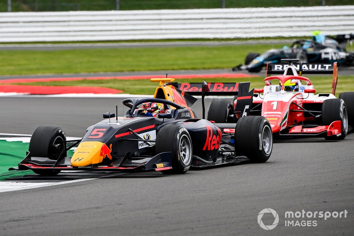 Liam Lawson, Hitech Grand Prix e Oscar Piastri, Prema Racing