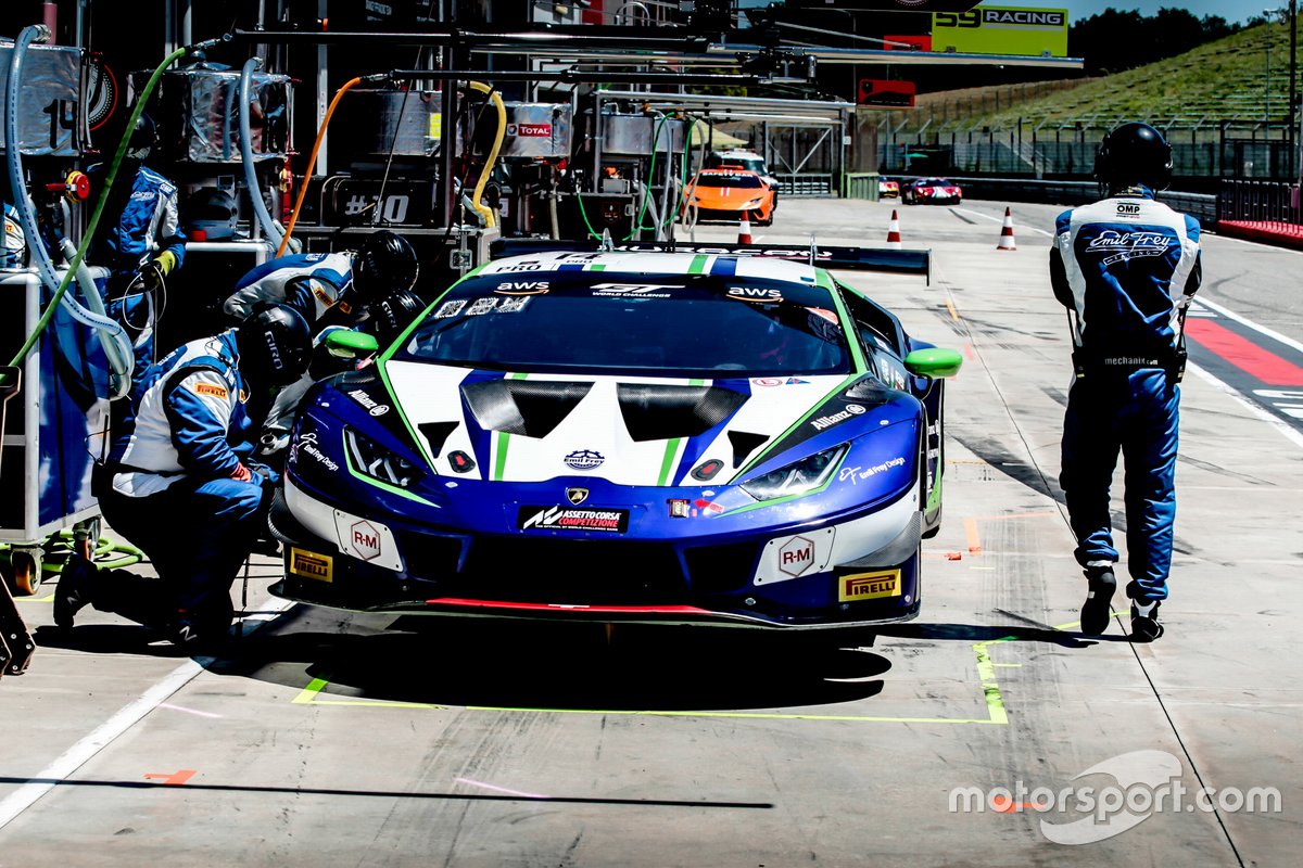 #14 Emil Frey Racing Lamborghini Huracan GT3 Evo: Norbert Siedler, Mikäel Grenier, Riccardo Feller
