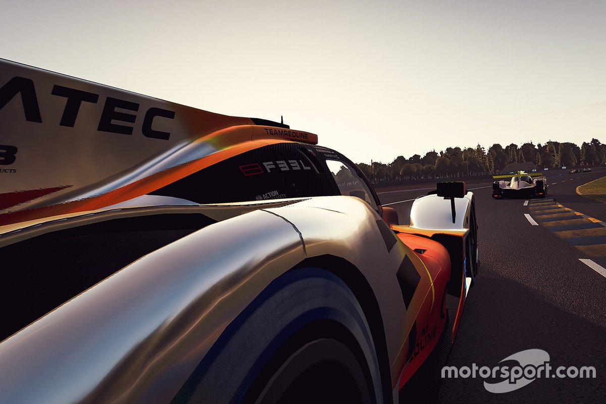 #20 Team Redline Oreca 07 LMP2: Max Verstappen, Lando Norris, Atze Kerkhof, Greger Huttu