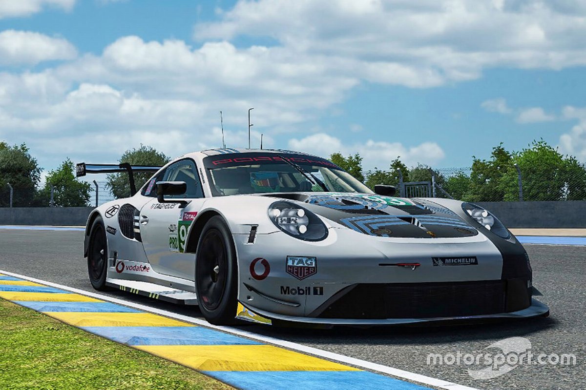 #93 Porsche Esports Team Porsche 911 RSR: Nick Tandy, Ayhancan Güven, Joshua Rogers, Tommy Ostgaard