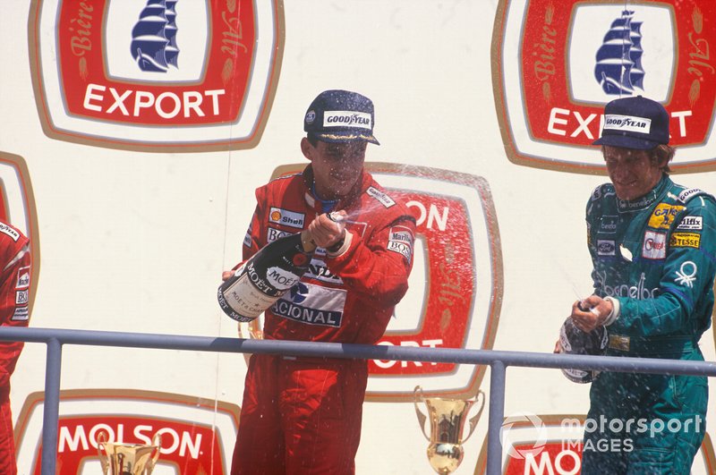 Ayrton Senna, McLaren, Thierry Boutsen, Benetton