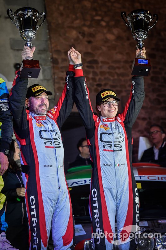 Luca Rossetti, Eleonora Mori, Citroen C3 R5 #7, FPF Sport