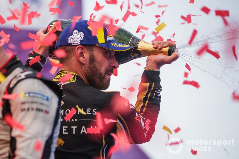 Jean-Eric Vergne, DS TECHEETAH, 1st position, celebrates