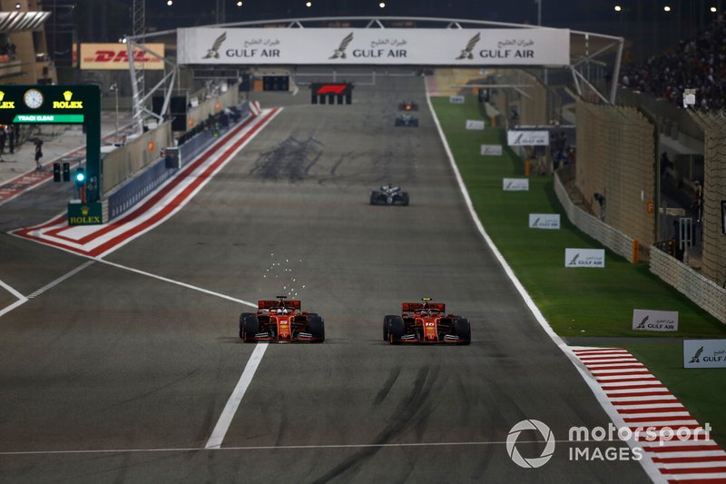 Pole e quase vitória de Leclerc no Bahrein
