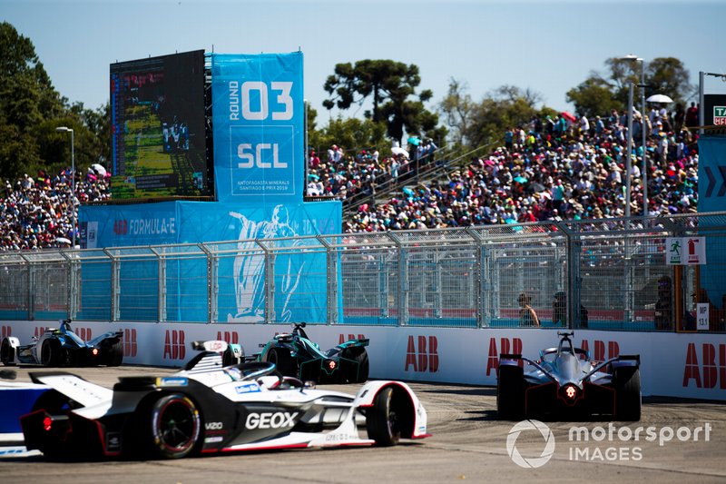 Mitch Evans, Jaguar Racing, Jaguar I-Type 3 Robin Frijns, Envision Virgin Racing, Audi e-tron FE05, Jose Maria Lopez, GEOX Dragon Racing, Penske EV-3 