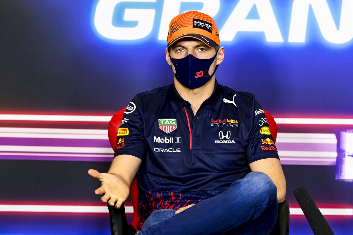 Max Verstappen, Red Bull Racing in conferenza stampa