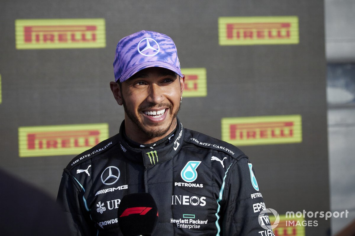 Pole man Lewis Hamilton, Mercedes, dopo le qualifiche