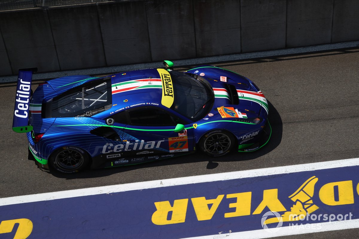 #47 Cetilar Racing Ferrari 488 GTE EVO: Roberto Lacorte, Giorgio Sernagiotto, Antonio Fuoco