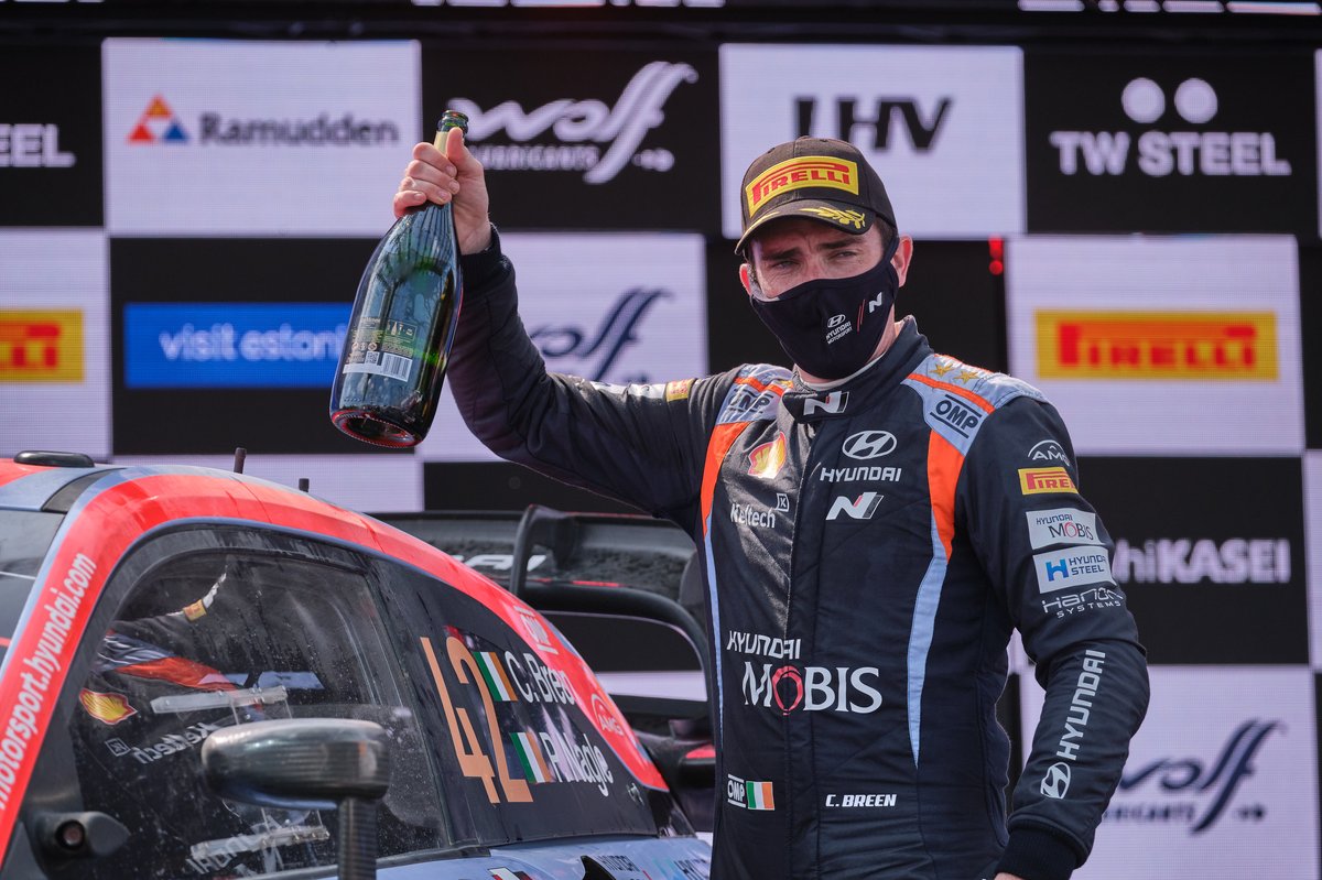 Podio: Craig Breen, Hyundai Motorsport