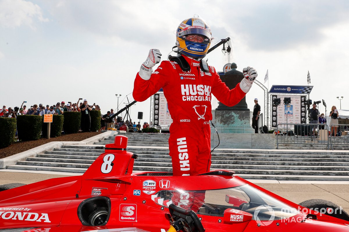Ganador Marcus Ericsson, Chip Ganassi Racing Honda