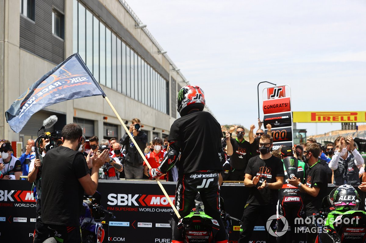 Jonathan Rea, Kawasaki Racing Team WorldSBK festeggia la 100esima gara nel WorldSBK
