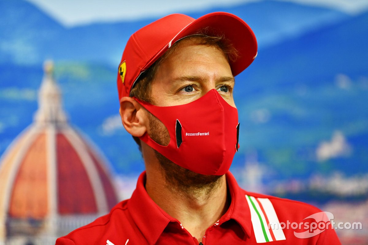 Sebastian Vettel, Ferrari in conferenza stampa