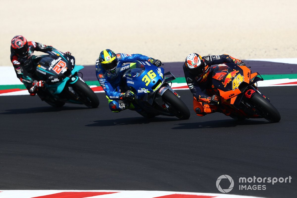 Pol Espargaro, Red Bull KTM Factory Racing Joan Mir, Team Suzuki MotoGP Fabio Quartararo, Petronas Yamaha SRT