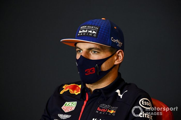 Max Verstappen, Red Bull Racing, en la conferencia de prensa