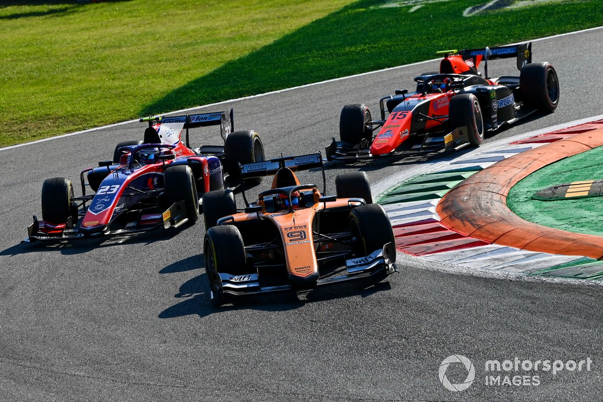 Jack Aitken, Campos Racing, Marino Sato, Trident e Felipe Drugovich, MP Motorsport