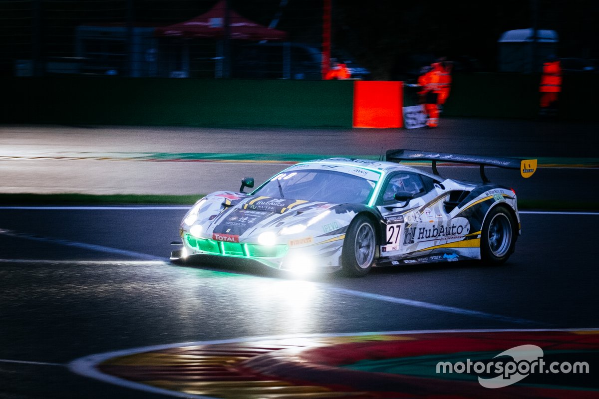 #27 Hub Auto Ferrari 488 GT3: Kamui Kobayashi, Marcos Gomes, Tom Blomqvist
