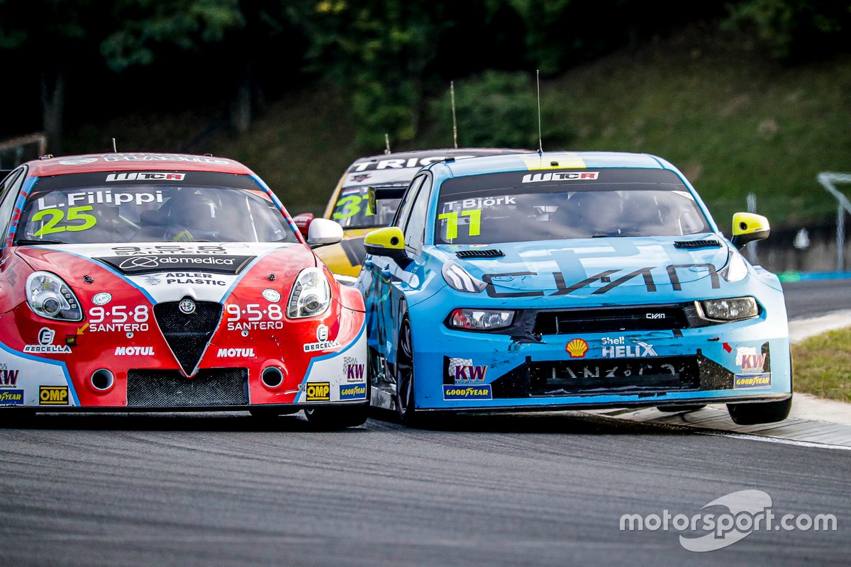 Luca Filippi, Mulsanne Alfa Romeo Giulietta TCR, Thed Björk, Cyan Performance Lynk & Co 03 TCR