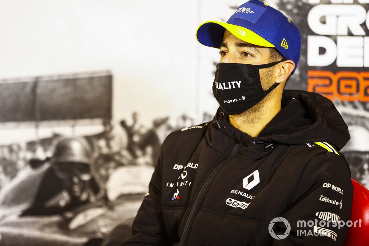 Daniel Ricciardo, Renault F1 in the press conference