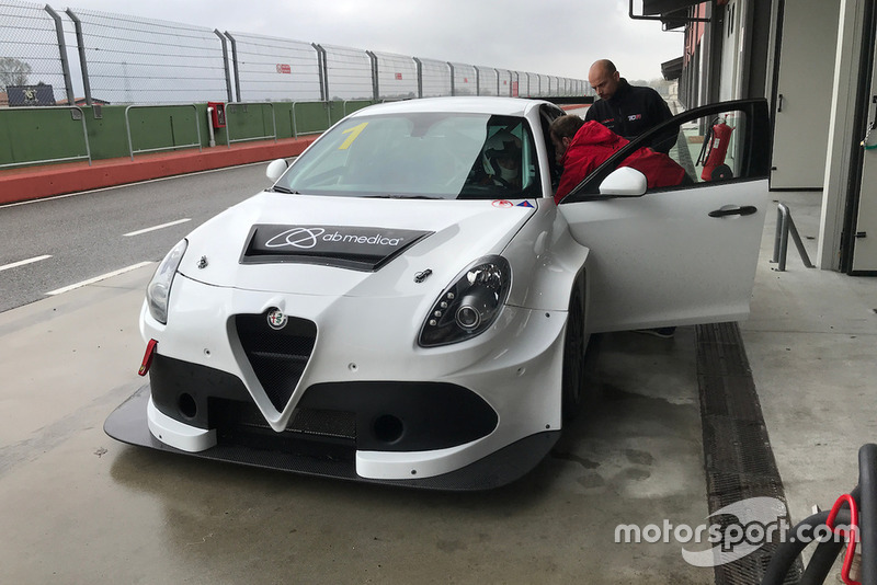 Franco Nugnes, direttore di Motorsport.com Italia, Alfa Romeo Giulietta TCR