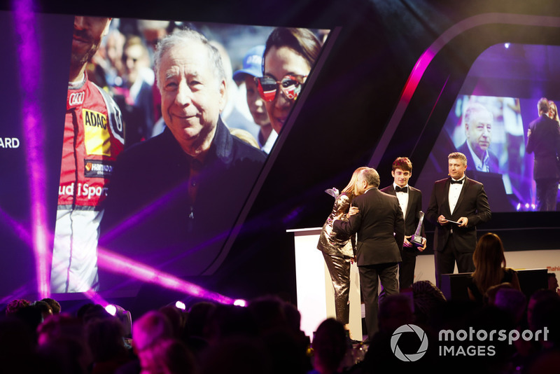 FIA President Jean Todt receives the Pioneer and Innovation Award
