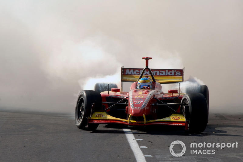 Le vainqueur Sébastien Bourdais, Newman Haas Lanigan Racing