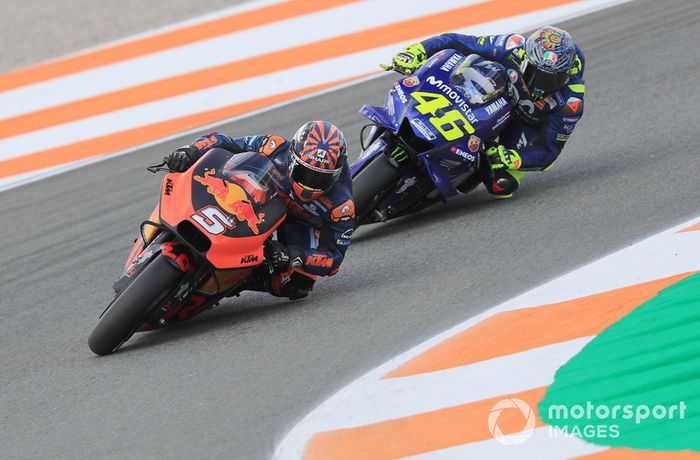Johann Zarco, Red Bull KTM Factory Racing, Valentino Rossi, Yamaha Factory Racing