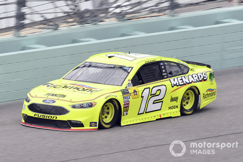 Ryan Blaney, Team Penske, Ford Fusion Menards/Richmond