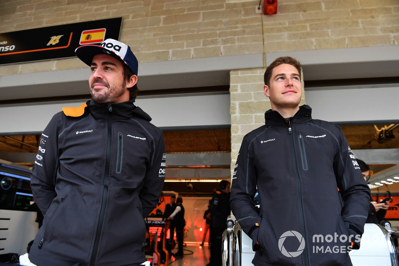 Fernando Alonso, McLaren y Stoffel Vandoorne, McLaren