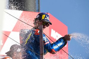 Podium : le troisième, Alex Rins, Team Suzuki MotoGP