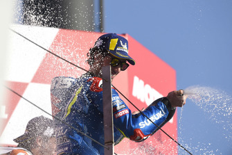 Podium : le troisième, Alex Rins, Team Suzuki MotoGP