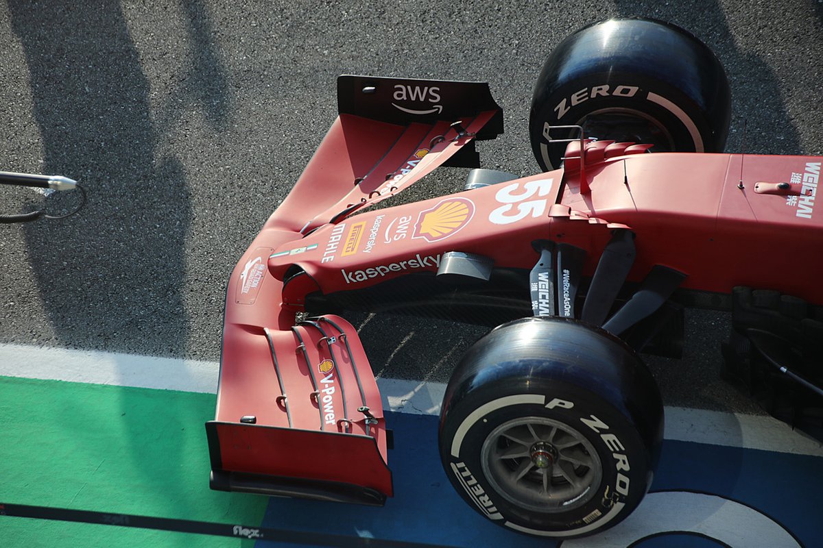Ferrari SF21: Frontflügel