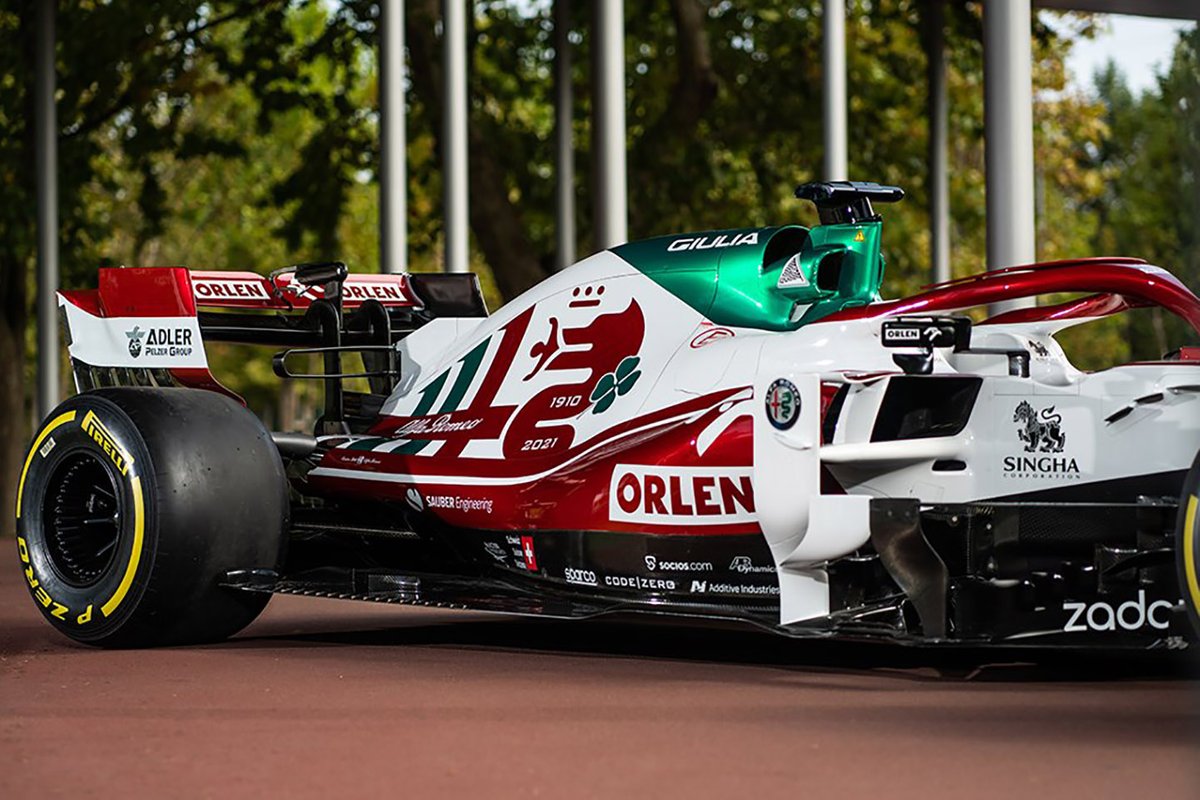 Pintura especial da Alfa Romeo para o GP da Itália de 2021